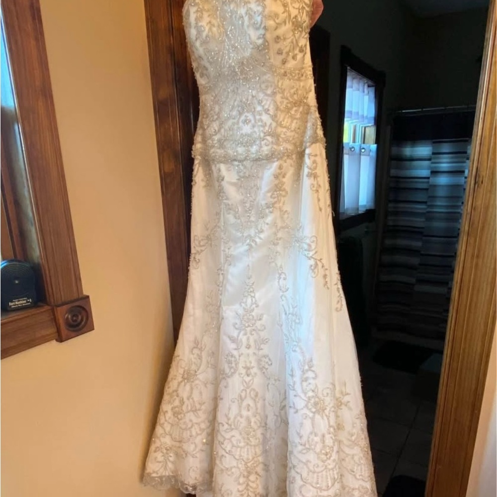 Elegant White Bridal Gown